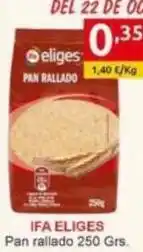 Supermercados Extremadura Ifa eliges - pan rallado oferta