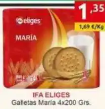 Supermercados Extremadura Ifa eliges - galletas maria oferta