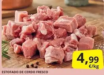 Estofado de cerdo fresco