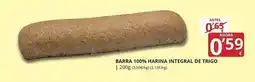 Supermercados MAS Barra 100% harina integral de trigo oferta