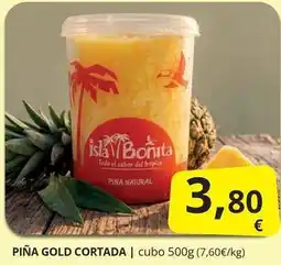Supermercados MAS El sabor - piña gold cortada oferta