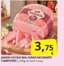 Supermercados MAS Campofrío - jamon cocido 96% carne oferta