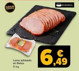 Supeco Lomo adobado en filetes oferta