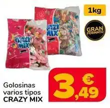 Supeco Crazy mix - golosinas varios tipos oferta