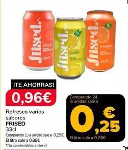 Supeco Frised - refresco oferta