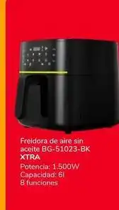 Supeco Xtra - freidora de aire sin aceite bg-51023-bk oferta