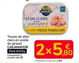 Supeco Calamayor - trozos de atun claro en aceite de girasol oferta