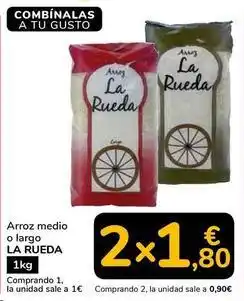 Supeco Rueda - la arroz medio o largo oferta