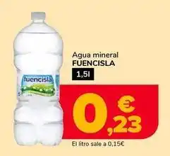 Supeco Fuencisla - agua mineral oferta