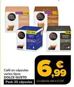 Supeco Nestlé - cafe en capsulas dolce gusto oferta