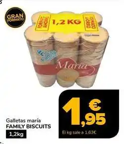 Supeco Family biscuits - galletas maría oferta