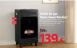 Bauhaus Fulmo - estufa de gas llama azul nordica oferta