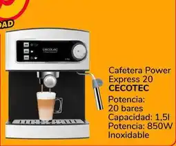 Supeco Cecotec - cafetera power express 20 oferta