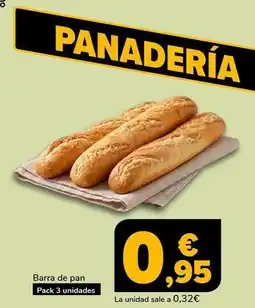 Supeco Barra de pan oferta
