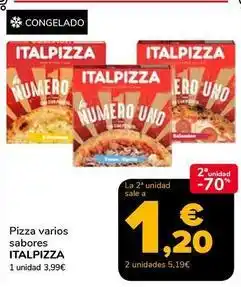 Supeco Italpizza - pizza varios sabores oferta