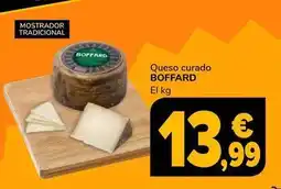 Supeco Boffard - queso curado oferta