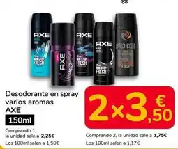 Supeco Axe - desodorante en spray oferta