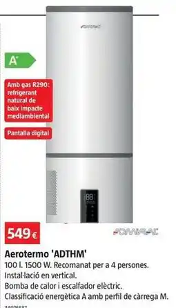 Bauhaus Admiral - termos electricos aerotermo adthm oferta
