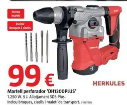 Bauhaus Herkules - martillo perforador dh1300plus oferta
