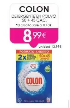 Muchas Perfumerías Colon - detergente en polvo + 45 c ac oferta