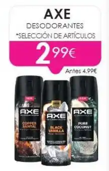 Muchas Perfumerías Axe - desodorantes oferta