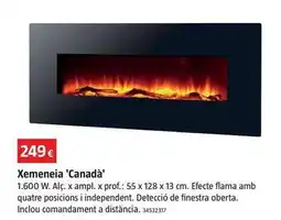 Bauhaus Fulmo - chimenea canada oferta