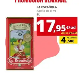 Supermercados Tu Alteza La española - aceite de oliva oferta