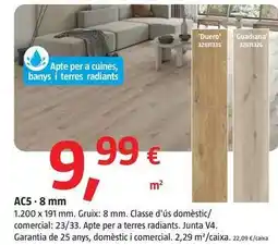Bauhaus Suelos laminados ac5 8 mm duero oferta