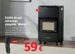 Bauhaus Fulmo - estufa de gas infrarrojos plegable 'winter' oferta