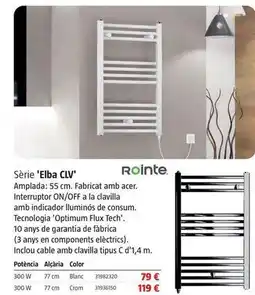 Bauhaus Rointe - secatoallas electricos serie elba clv oferta
