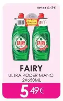 Muchas Perfumerías Fairy - ultra poder mano oferta