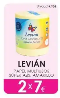 Muchas Perfumerías Levian - papel multiusos super abs. amarillo oferta
