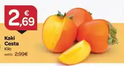 Supermercados El Jamón Kaki Cesta oferta