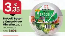 Supermercados El Jamón mimaflor brócoli bacon y queso micro oferta