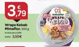 Supermercados El Jamón mimaflor wraps kebab oferta
