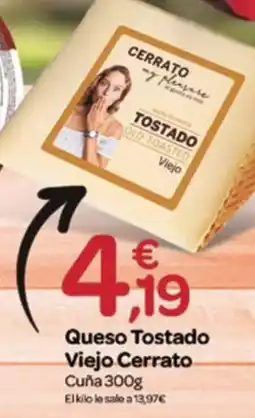 Supermercados El Jamón Cerrato Queso Tostado Viejo oferta