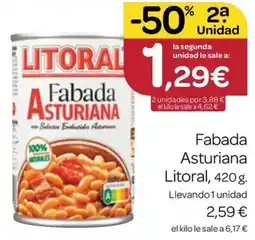 Supermercados El Jamón Litoral fabada asturiana oferta