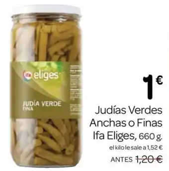 Ifa Eliges judías verdes fina