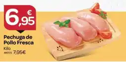 Supermercados El Jamón Pechuga de Pollo Fresca oferta