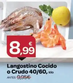 Supermercados El Jamón Langostino Cocido o Crudo oferta