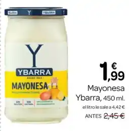 Supermercados El Jamón Ybarra mayonesa oferta