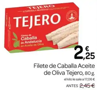 Tejero filete de caballa de andalucía en aceite de oliva