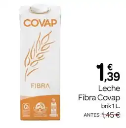 Supermercados El Jamón Covap leche fibra oferta