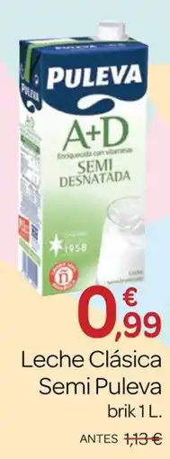 Supermercados El Jamón Leche Clásica Semi Puleva oferta