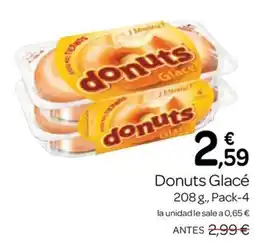 Supermercados El Jamón donuts Glacé oferta