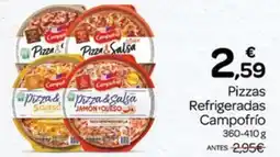 Supermercados El Jamón Campofrío Pizzas Refrigeradas oferta
