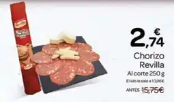 Supermercados El Jamón Revilla Chorizo oferta