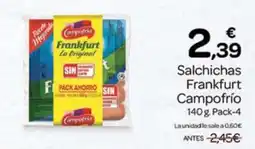 Supermercados El Jamón Campofrío frankfurt la original oferta