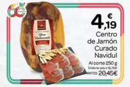 Supermercados El Jamón Navidul centro de jamón curado oferta