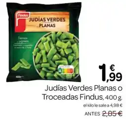 Supermercados El Jamón Findus judías verdes planas oferta